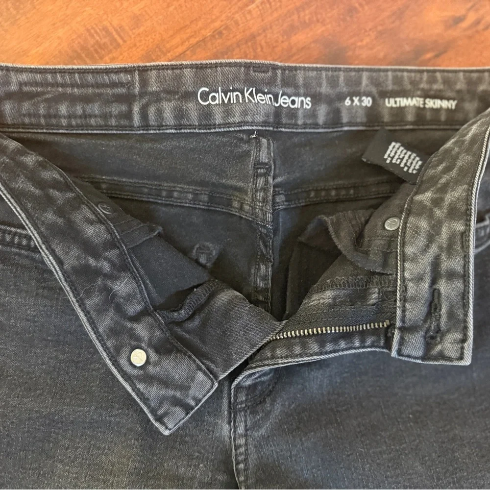 Calvin Klein Ultimate Skinny Jeans in Black - Picture 5 of 5